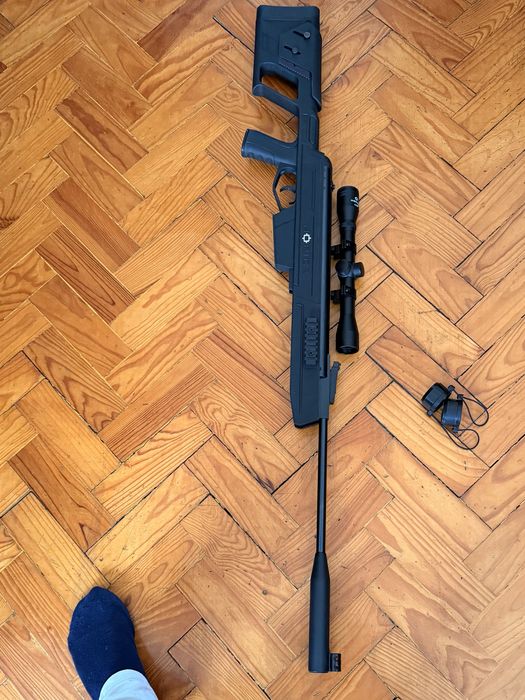 Carabina nova chumbos oferta alvo e chumbos