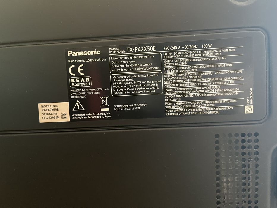 Telewizor panasonic