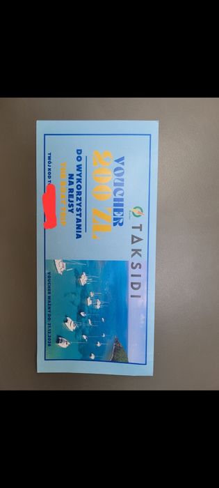 Voucher na 200zl do wykorzystania w The Boat Trip ważny do 31.12.2026