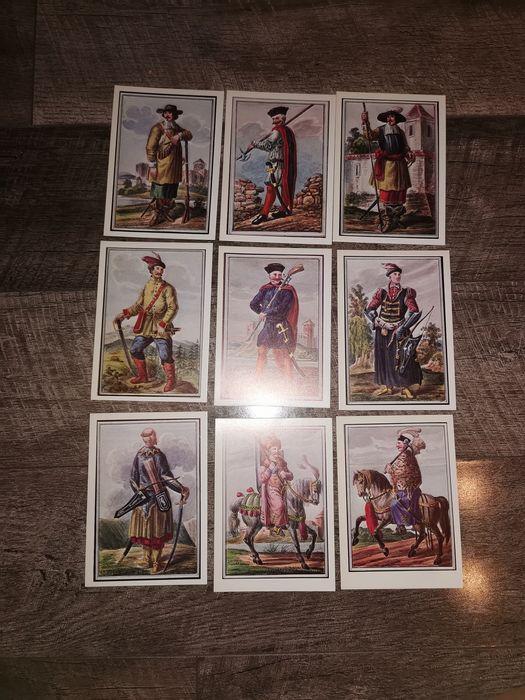 Pocztówki Wojsko polskie XVII wieku.