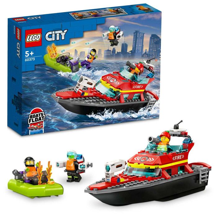 LEGO CITY 60373 ŁÓDŹ strażacka klocki