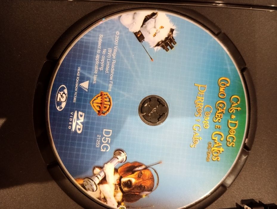 DVD como cães e gatos