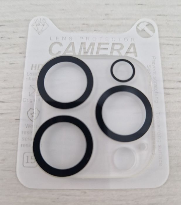 Hartowane szkło HARD SILK PRINT aparat (LENS) Iphone 15 Pro/15 Pro Max