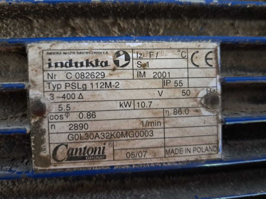 silnik 4 kW /silnik 5,5 kW