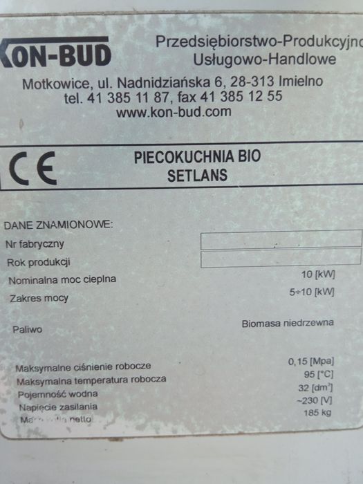 Piecyk kuchnia kuchnia piec c.o