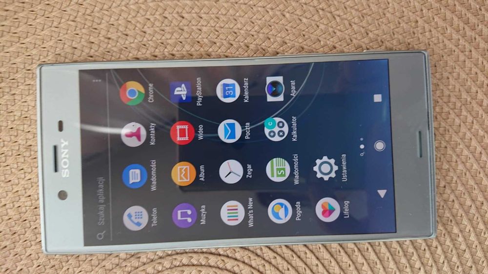 Sony Xperia XZ, G8231 stan BDB, błękitny z ładowarką