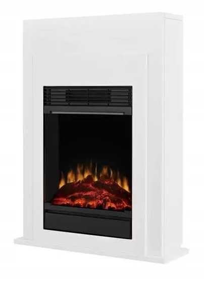 Kominek elektryczny DIMPLEX BELLINI WHITE 1500W OPTIFLAME biały