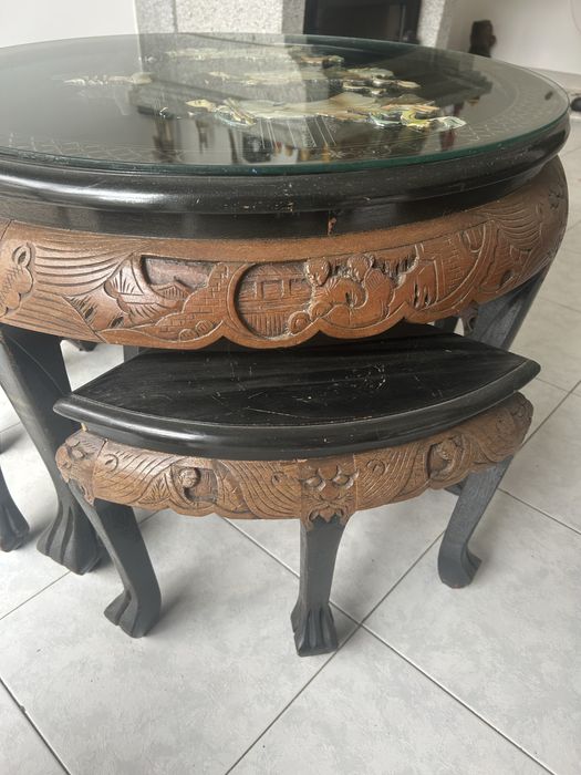 Vintage Mother-of-Pearl Table64552974646786122