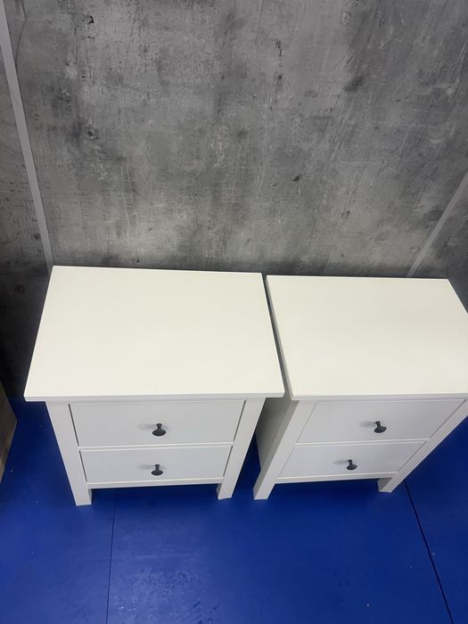 Dwie białe szafki nocne ikea HEMNES / dostawa gratis