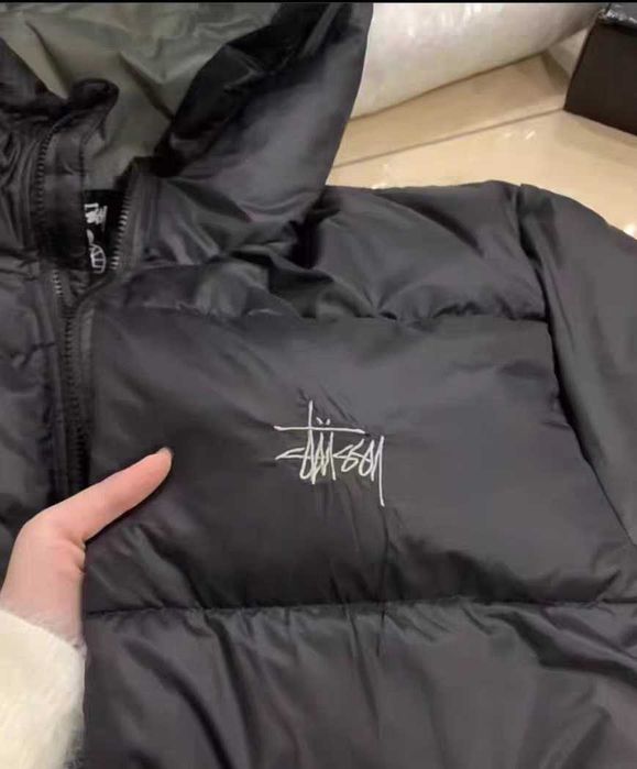 Stussy Micro Ripstop Down Parka グレーxブラック Stussy Micro Ripstop Down Parka Warszawa Białołęka • OLX.pl