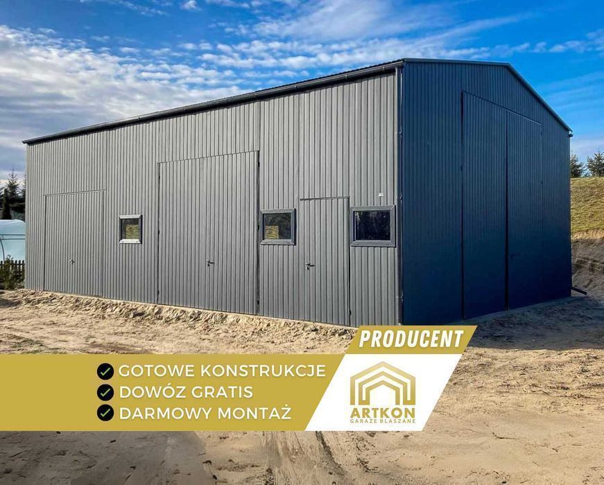 Hala Magazynowa Blaszana – Dowolne Wymiary! Dostawa GRATIS! Producent