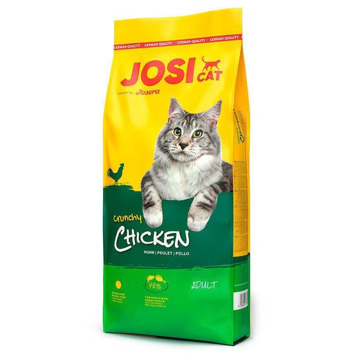 Корм Josera JosiCat Crunchy Chicken 10 кг з куркою для котів. Йозера