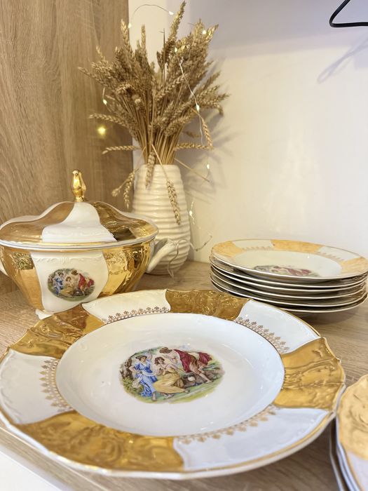 Bohemia, набір посуду, тарілки, супниця