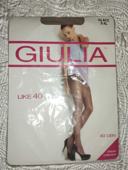 Колготки Джулия 5-XL цвет Glace  Lake 40 den classic