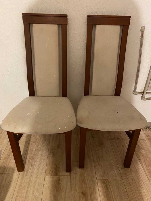 Krzesła tapicerowane 3 sztuki