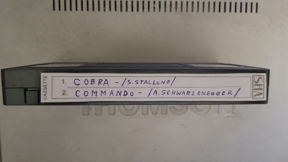 -Cobra- -Comando- na kasecie VHS