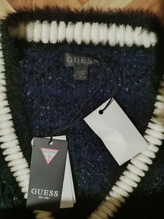 Жіночий темно-синій кардиган Guess