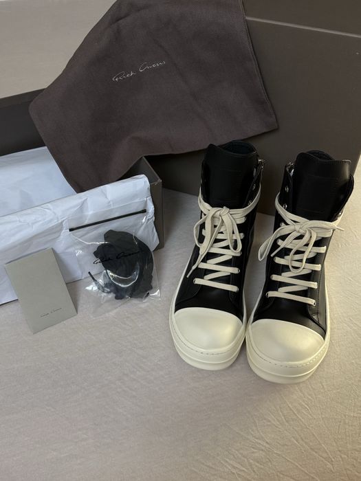 Rick Owens Mainline Ramones in Black/Milk