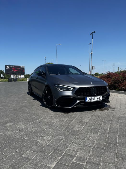 Wynajem auta do ślubu Mercedes CLA 45s AMG