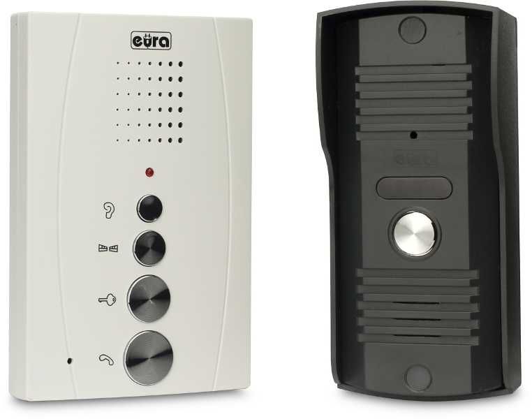 Jednorodzinny domofon Głośnomówiący EURA biały Eltrox Warszawa