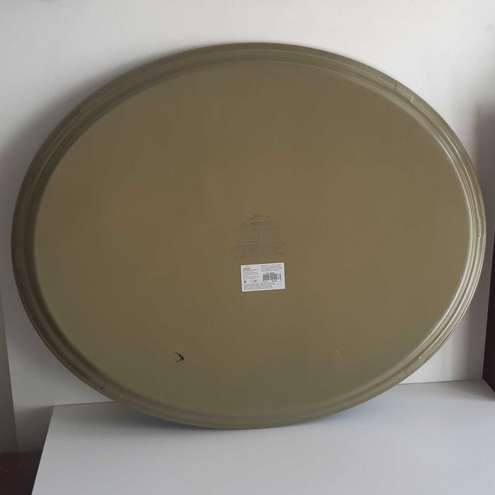 Grande Bandeja Serviço Oval LACOR Fibra Vidro Anti Deslizante 56x68cm