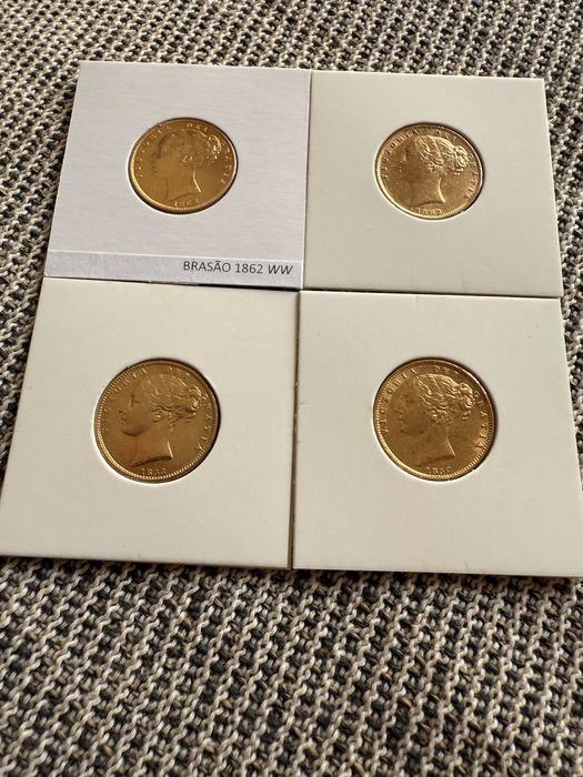 Moeda de Ouro Libra Brasão