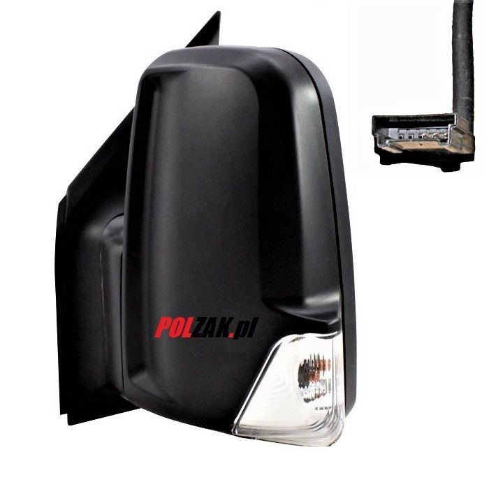Lusterko Lewe Manualne Krótkie 2 Pin Mercedes Sprinter Ii Volkswagen Crafter I 2006-2016 - 5065512E