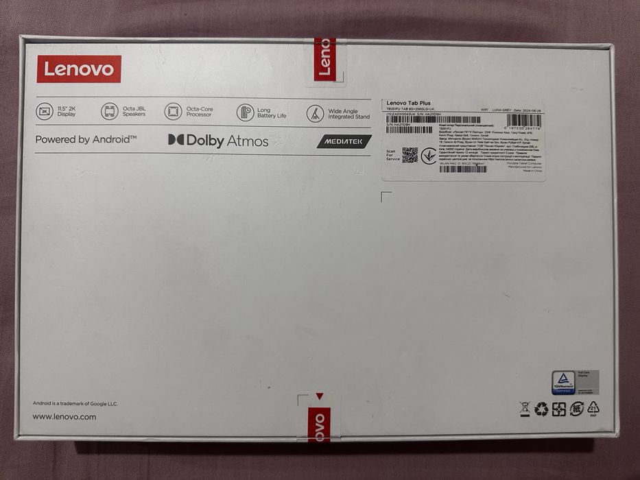 Планшет Lenovo Tab Plus 8/256