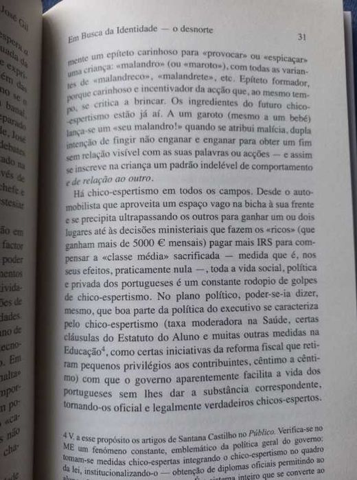 Em Busca da Identidade; O Desnorte - José Gil