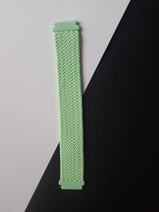 Pasek plecionego materiału 20 mm do zegarka Samsung, Huawei, Amazfit,