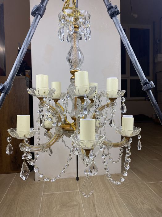 Люстра хрустальна стиль Мария Тереза