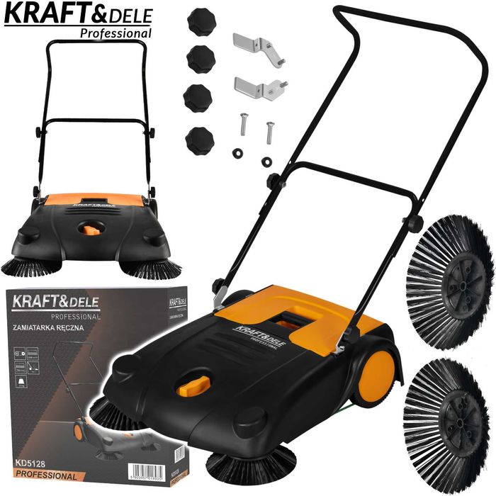 KRAFT&DELE Zamiatarka Ręczna 700mm 14l 2000 M²/h Wysokowydajna KD5128