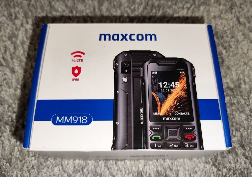 Nowy telefon Maxcom Strong MM918 4G LTE. Dla seniora.