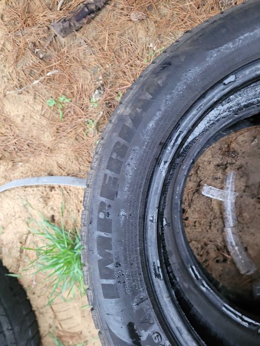 195/55/16 sprzedam.dwie opony zimowe 2022