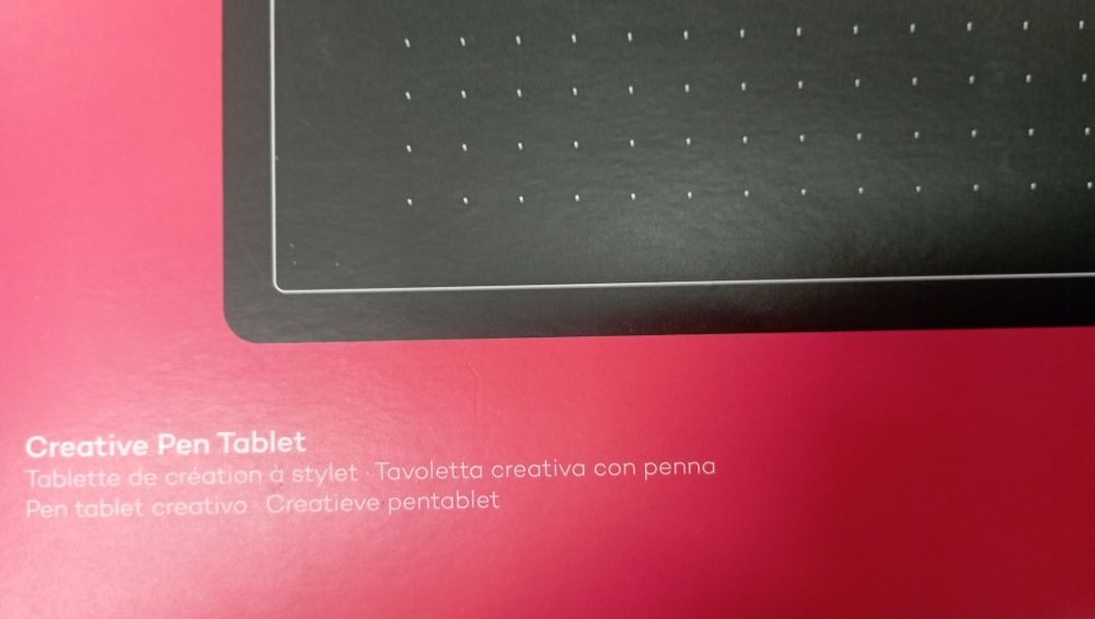 Mesa criativa digitalizadora Wacom entrada micro usb