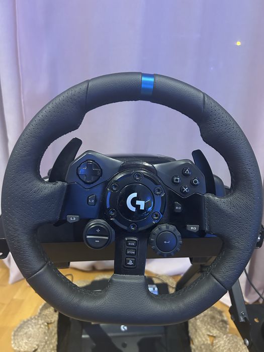 Volante Logitech G923 + Pedais + Shifter + Suporte (PS4/PS5/PC)