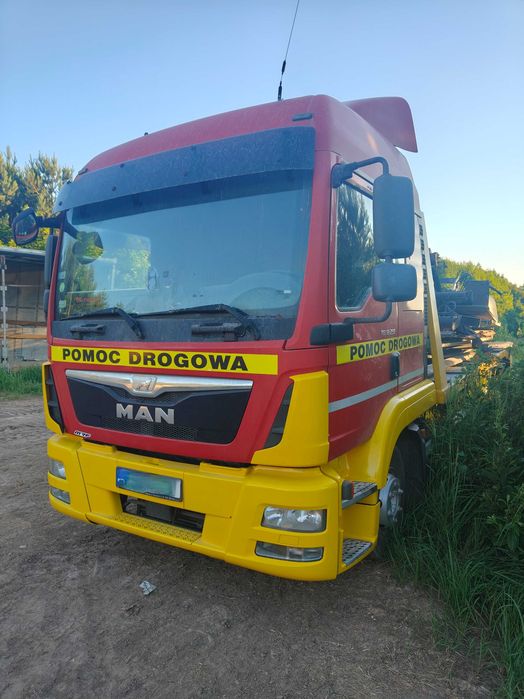 Man TGL 12.250 Euro 6 2016 Rok Ładowność 6500 Pomoc Drogowa Laweta Autolaweta Najazd Pojazd Specjalny