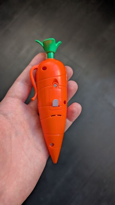 Маленький мобильный диктофон морковка для записи голоса с кнопкой