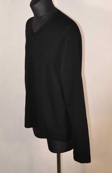 POLO RALPH LAUREN Wool Sweter Męski XL Wełna Vneck Super Stan Rare