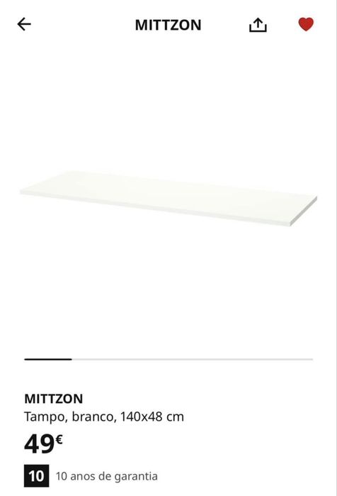 tampo MITTZON Ikea