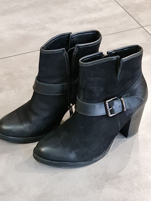 Botki Lasocki r. 38 skóra czarne