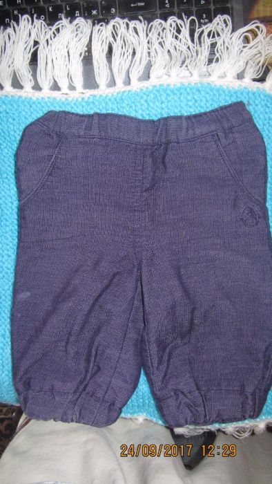 Штанишки детские NEWBORN на мальчика 4-6 мес