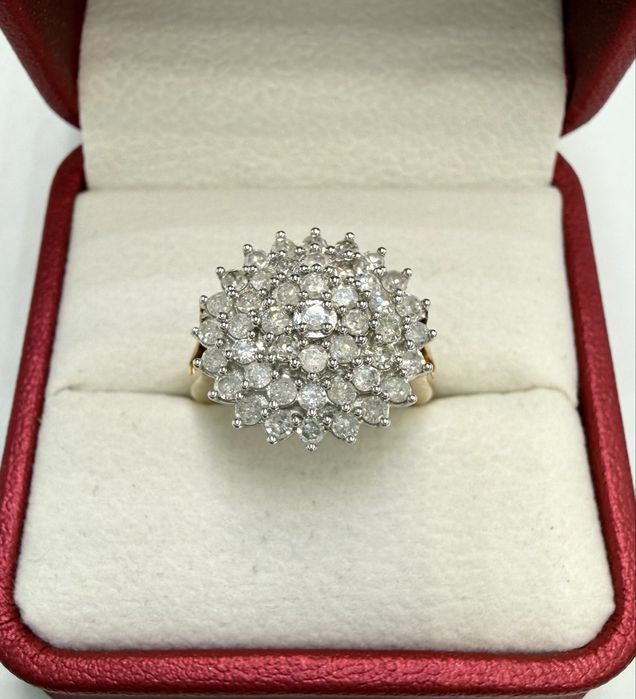Złoty pierścionek z diamentami 1,00ct