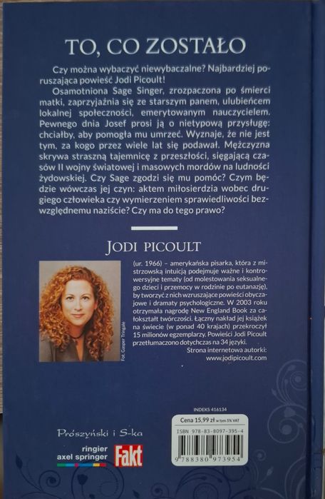 Książka Jodi Picoult To,co zostało