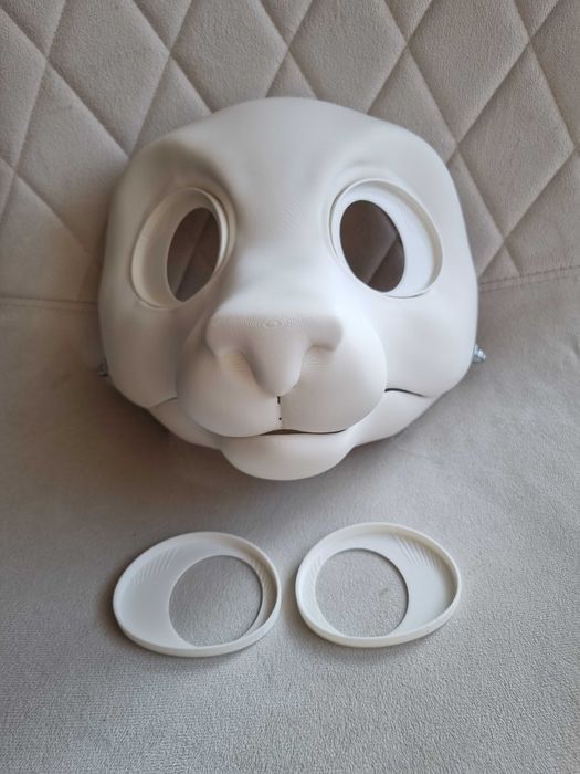 Furry fursuit mask base maska cosplay fox fursona therian anthro