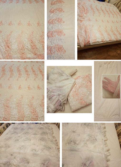 Тюль  3 три комплекти,  користована, бу