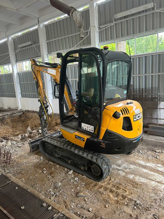 Wynajem minikoparki, usługi minikoparką, wiertnica, zagęszczarka JCB
