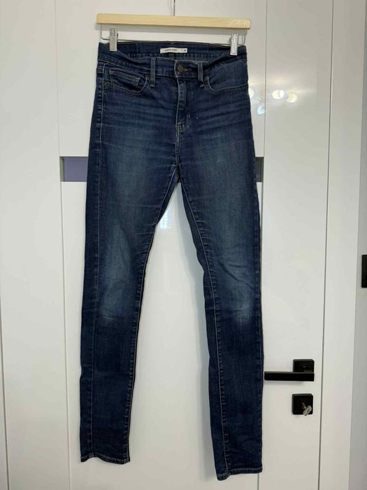 Jeansy damskie Levi's premium slimming skinny stan idealny rozmiar 28