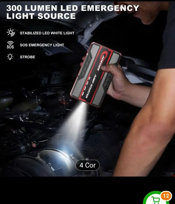 Booster(arrancador) bateria Novos