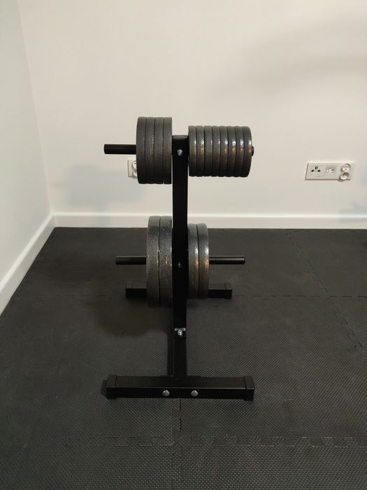 Obciążenie żeliwne 50KG + STOJAK